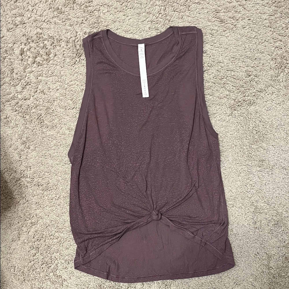 lululemon athletica Purple Tank Top